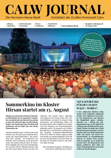 Titelseite Ausgabe 32/2026 des CalwJournals